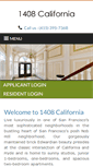 Mobile Screenshot of 1408california.com